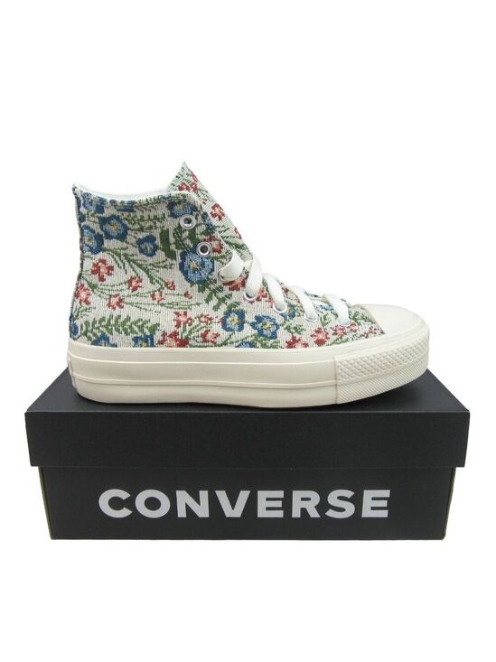 Converse Shoes - Converse CTAS Lift Platform Floral Tapestry Women's Size 8 Shoes NEW